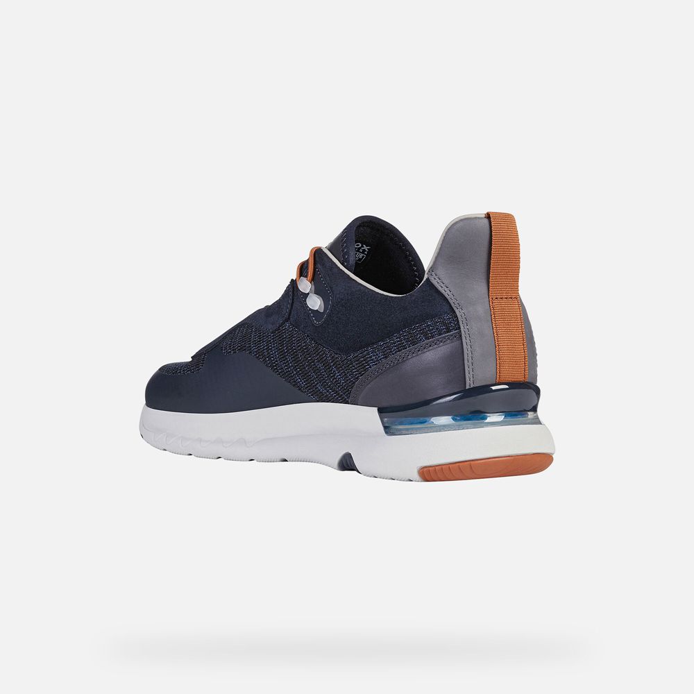 Geox Erkek Spor Ayakkabı Lacivert - Levita - FQC-948123